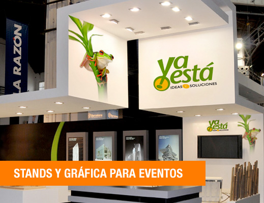 Stands y grfica para eventos