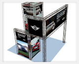 Lonas de rejilla, especial para fachadas, stands,... Lonas de rejilla, especial para fachadas, stands,...